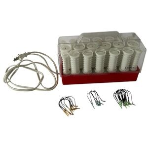 Vintage Clairol Heat Roller C20 Set of Hair Curlers